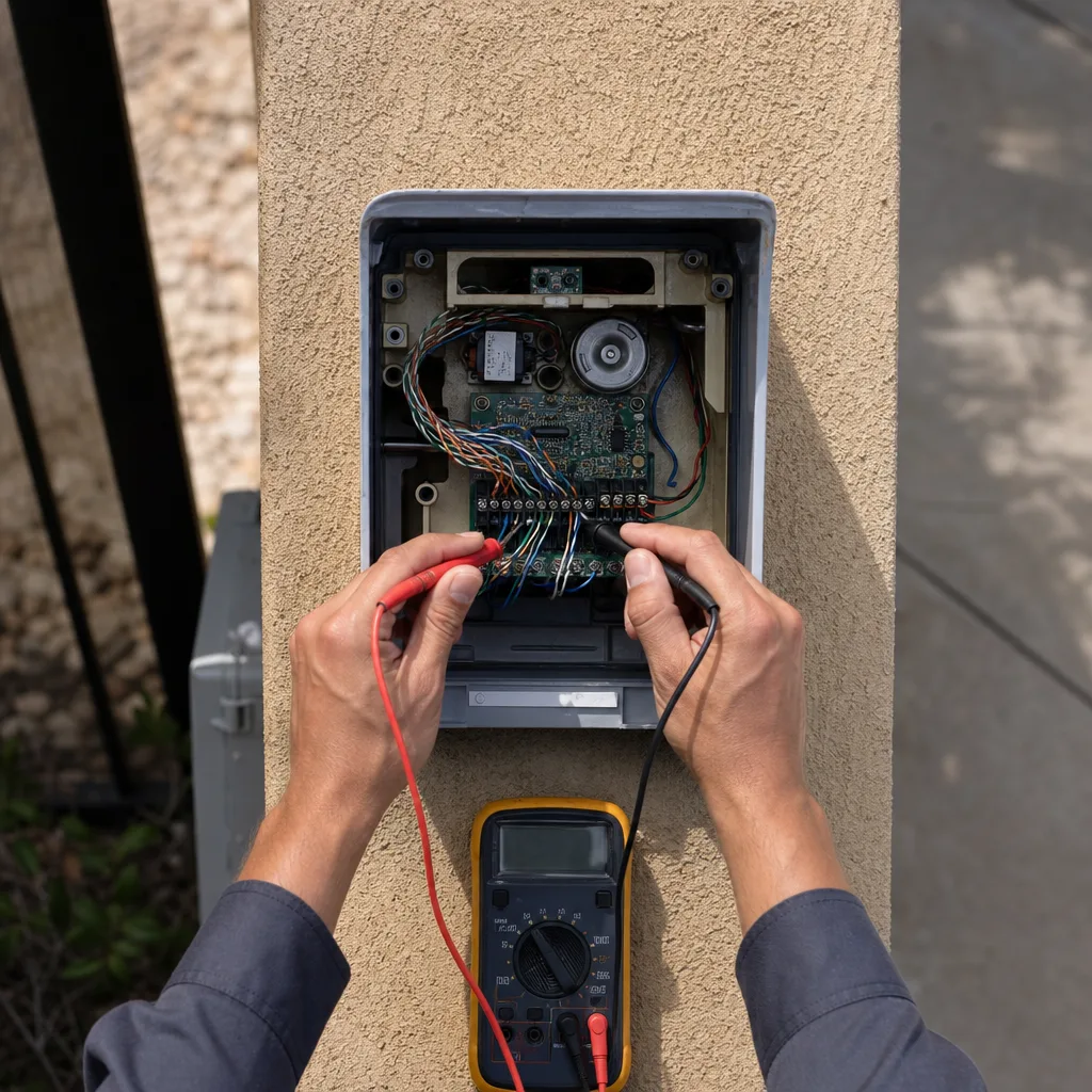 Illustration for driveway gate repair