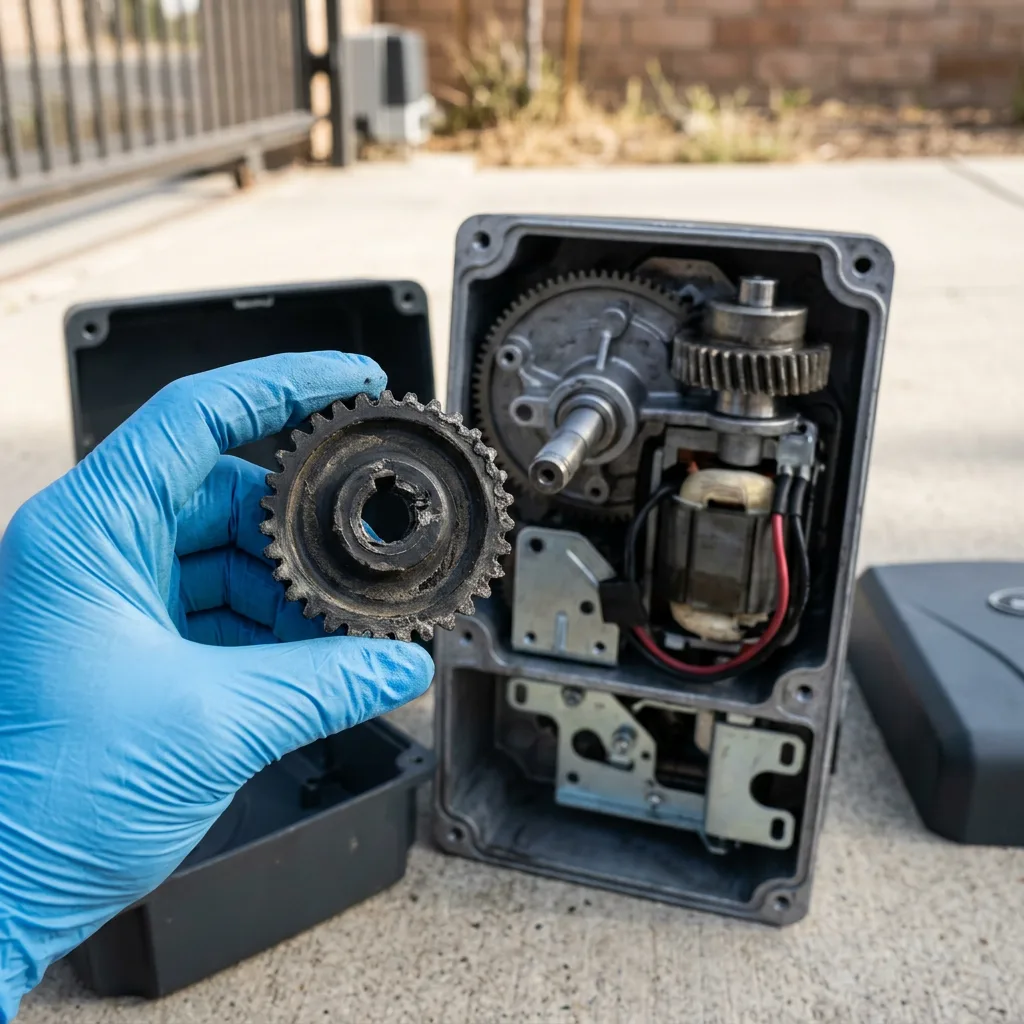Illustration for gate motor repair
