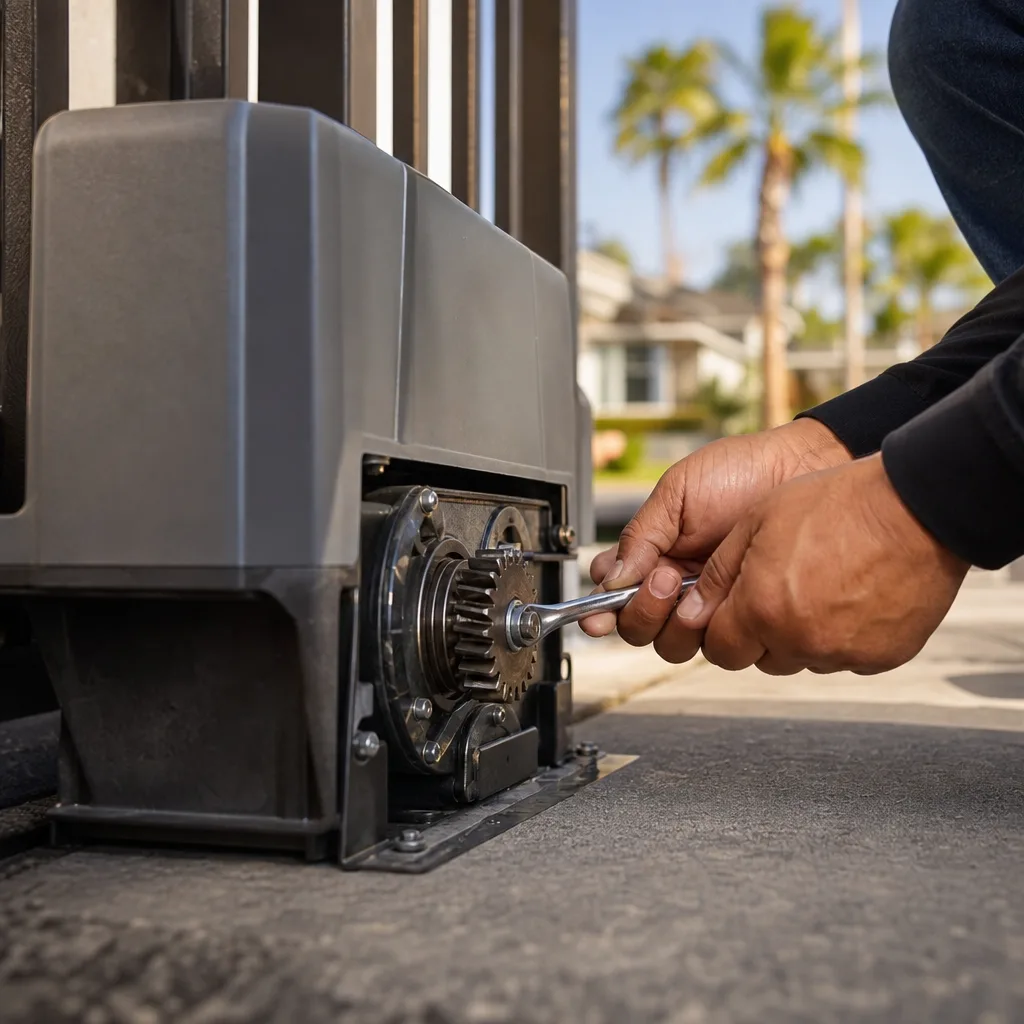 Illustration for driveway gate repair near me