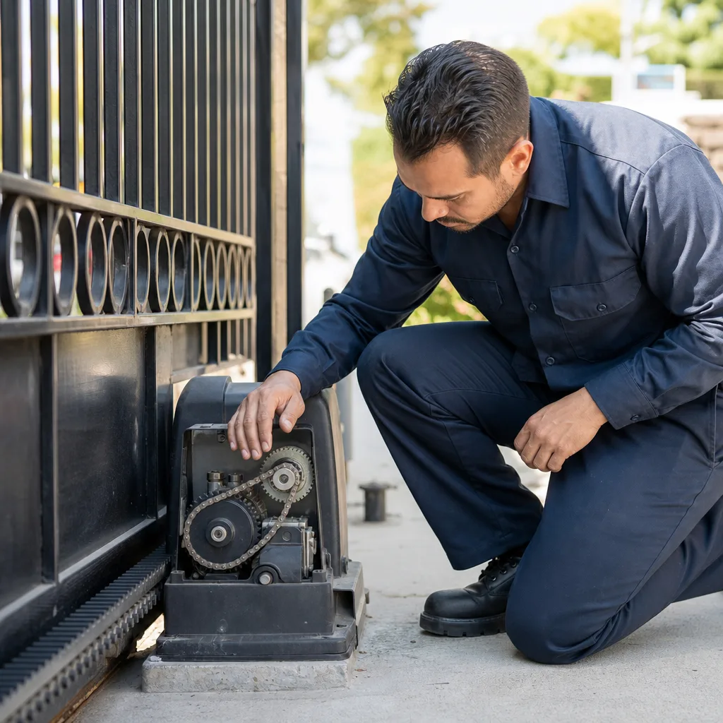 Illustration for gate opener repair